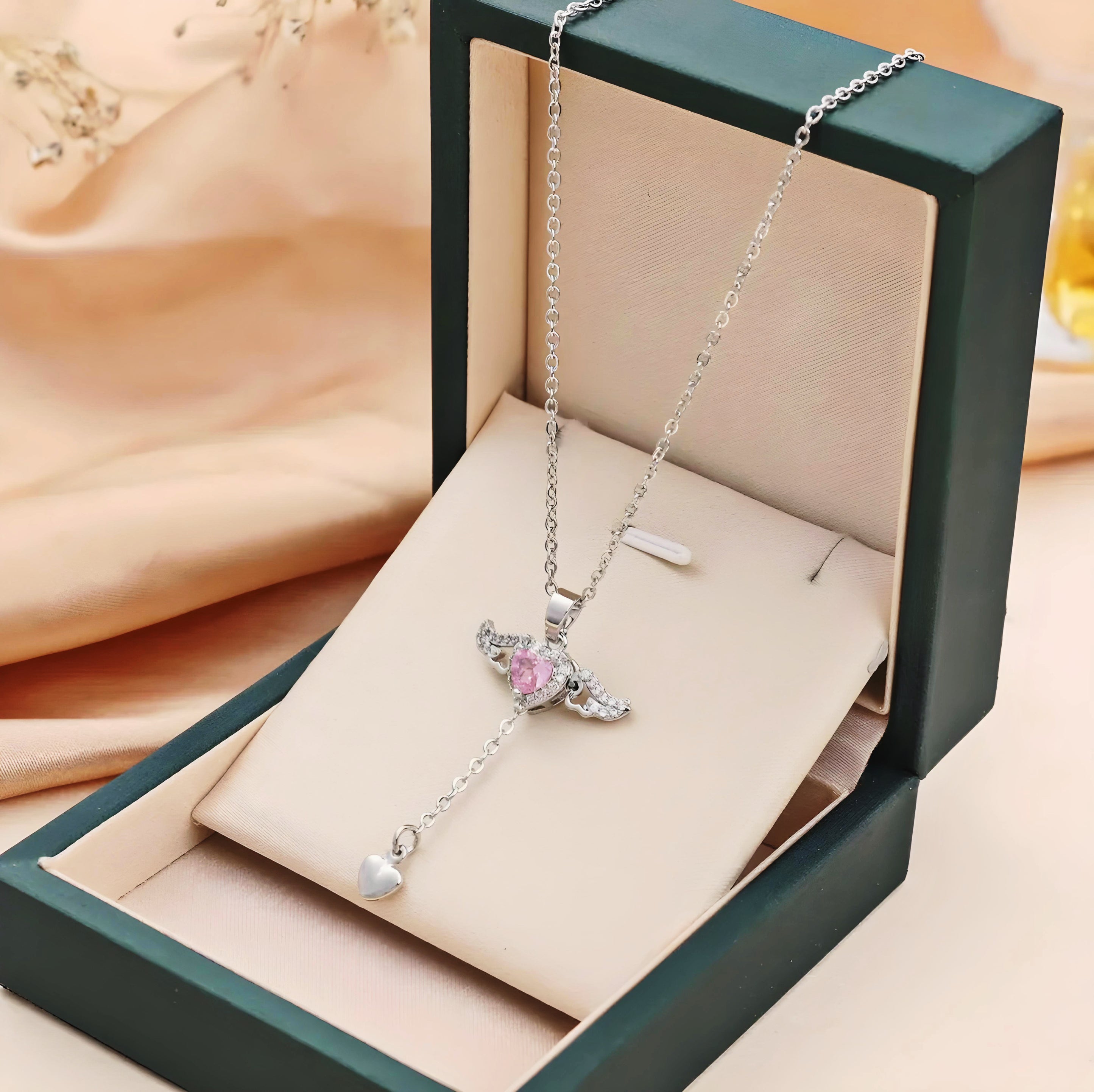 Angel Heart Necklace + Free Gift! - Vitalise