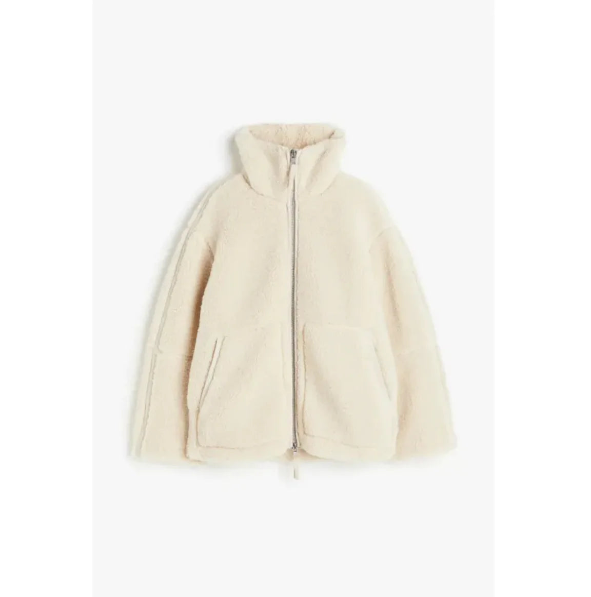 Loose Anti-Cashmere Zipper Jacket