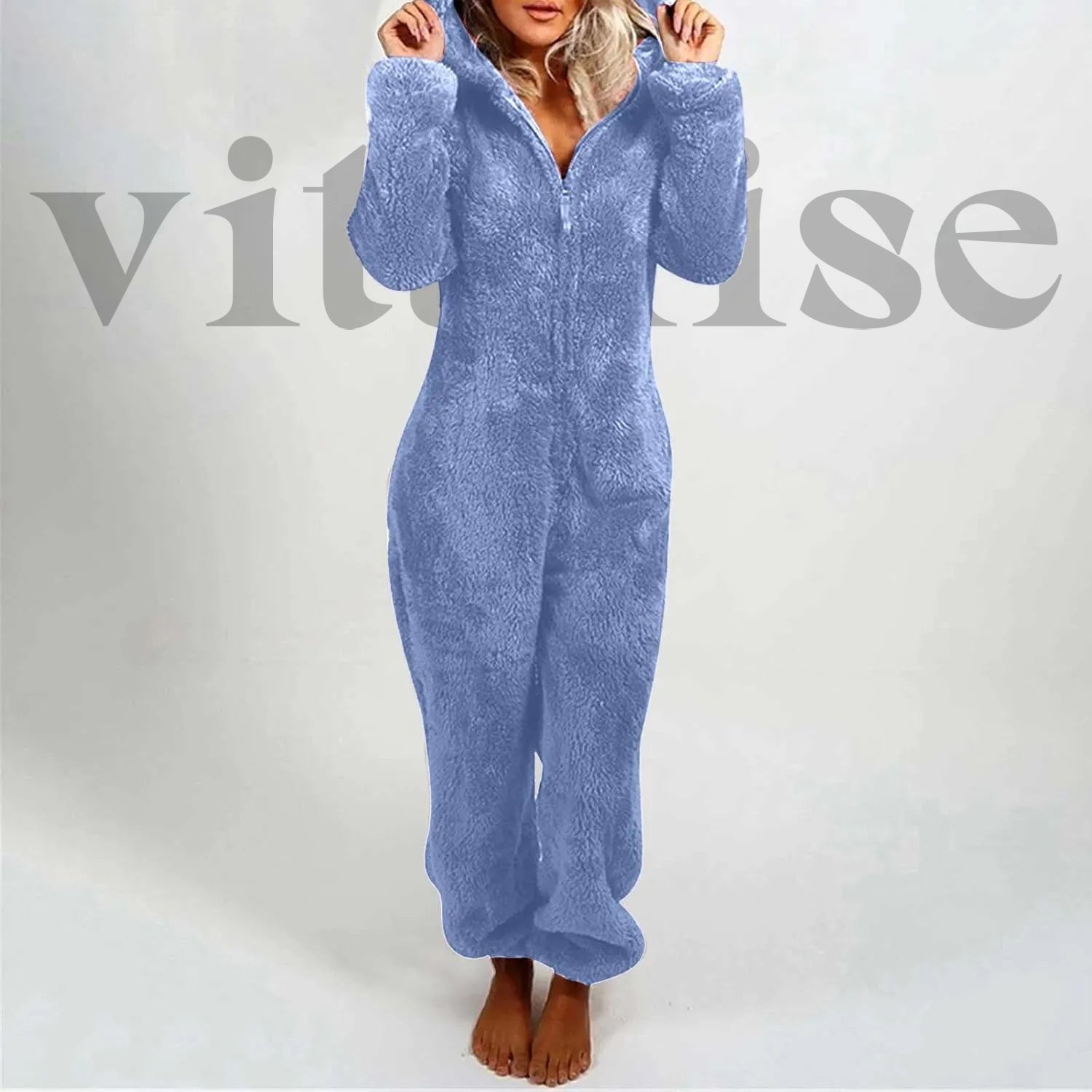 Cozy Plush One-Piece Pajamas