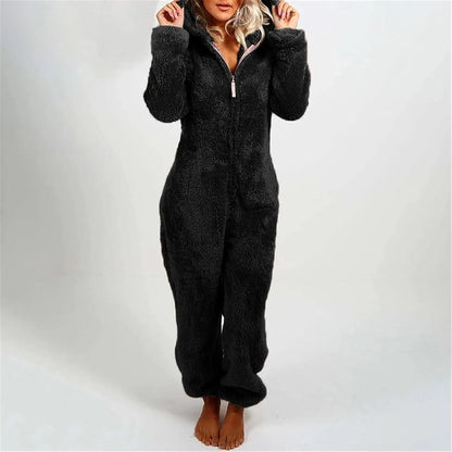 Cozy Plush One-Piece Pajamas