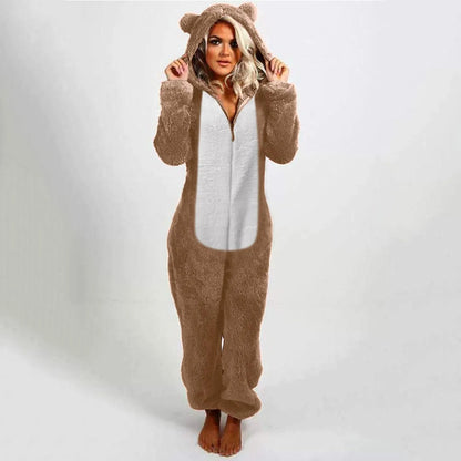 Cozy Plush One-Piece Pajamas