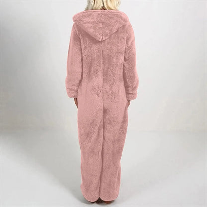 Cozy Plush One-Piece Pajamas