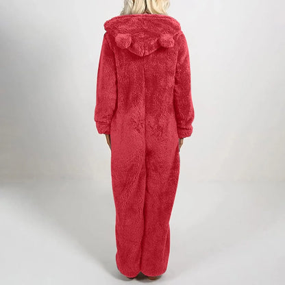 Cozy Plush One-Piece Pajamas