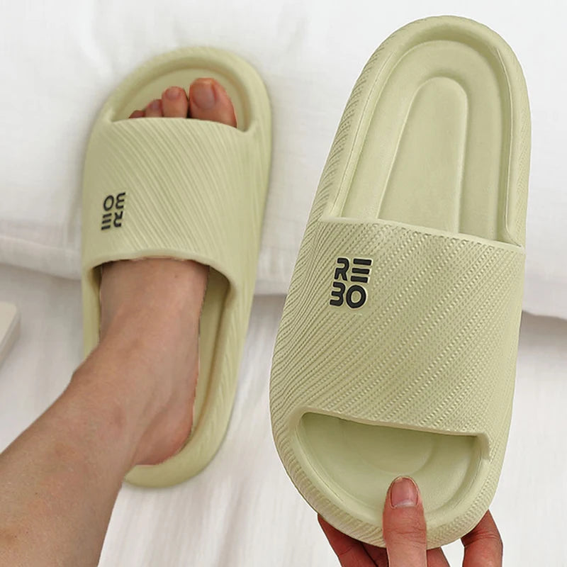 Waved Slippers Sandals