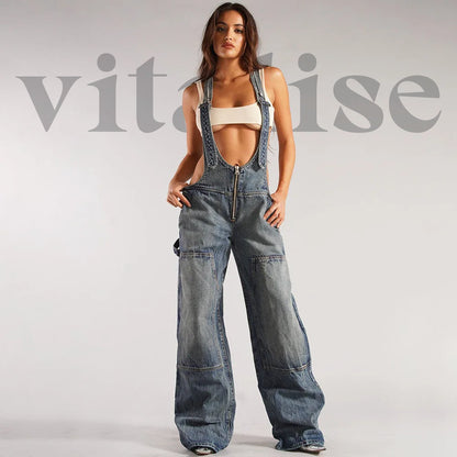 Denim Jumpsuits - Overall - Vitalise